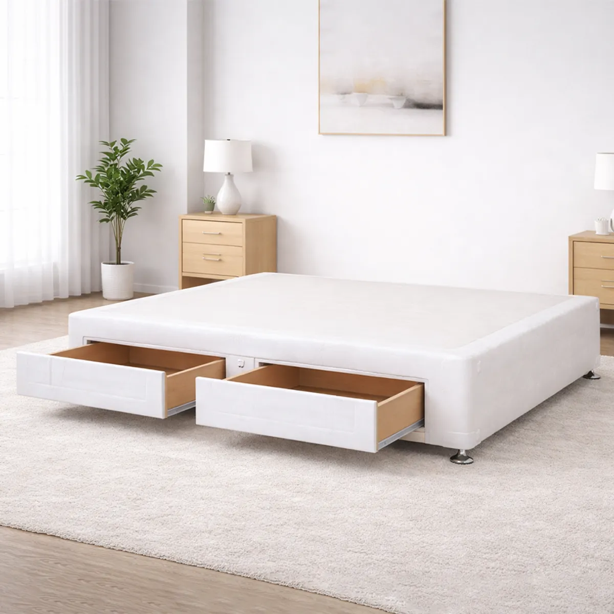 Bed Base with Drawers