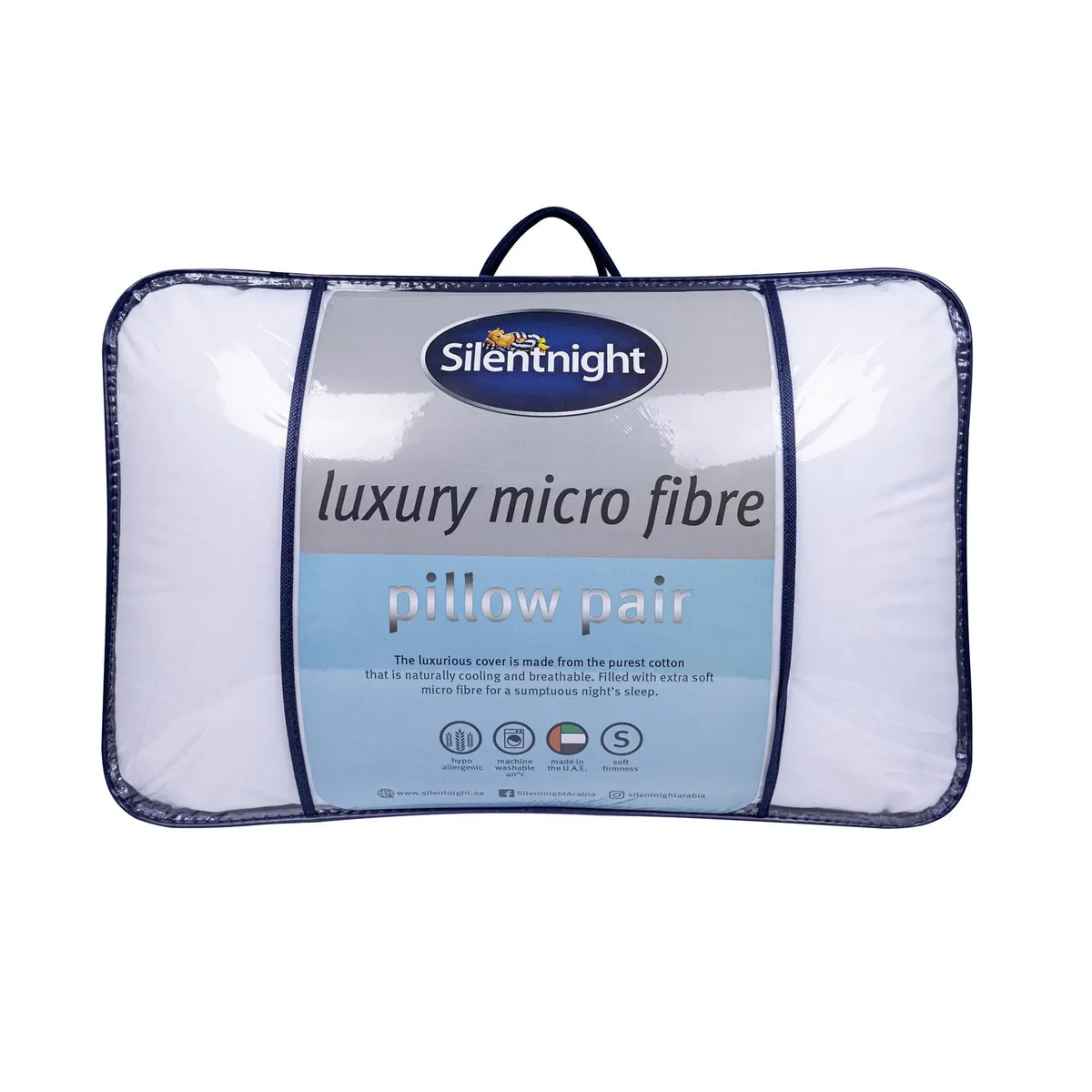 2 Luxury Micro Fibre Pillow