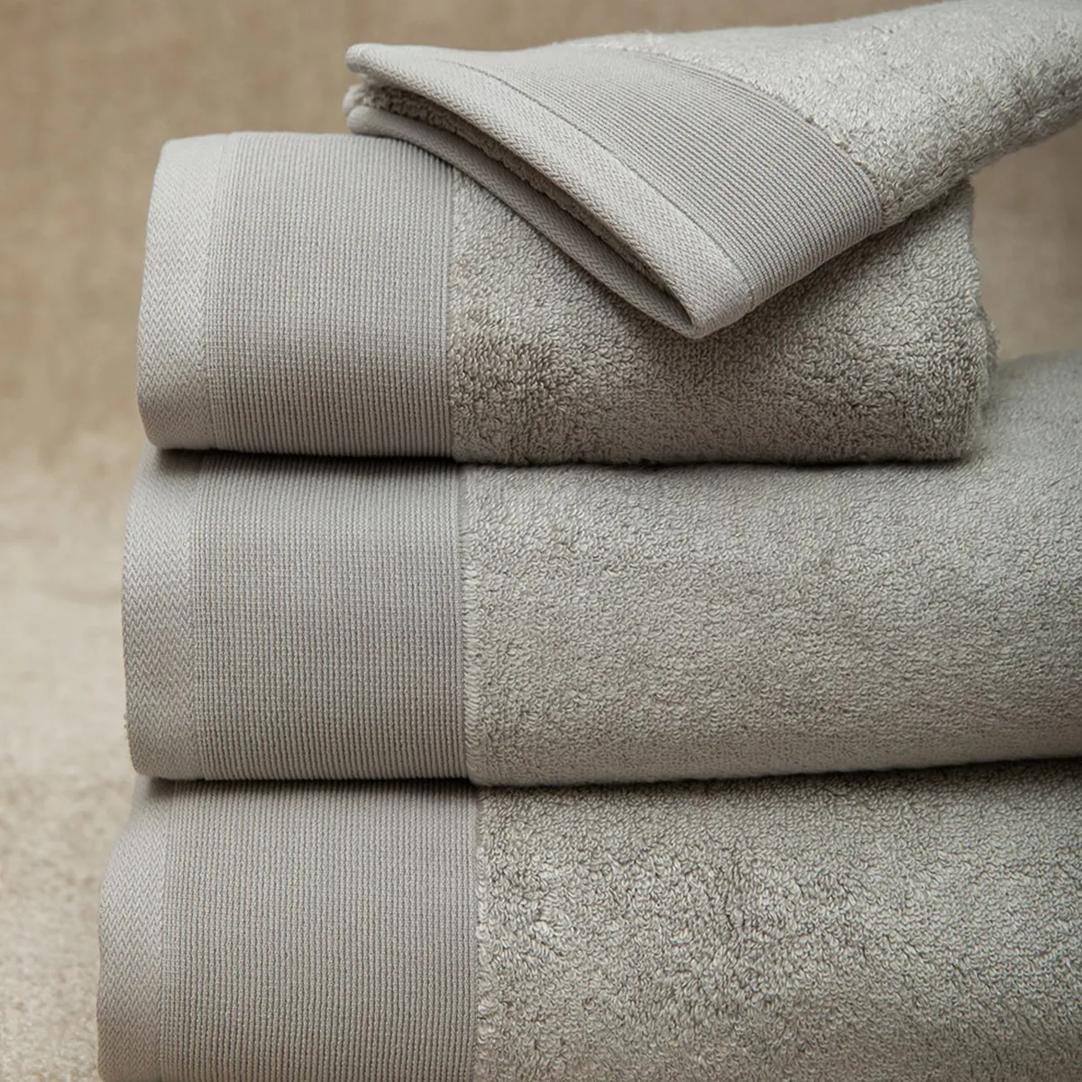 Face Towel - Cotton with Modal - Grey