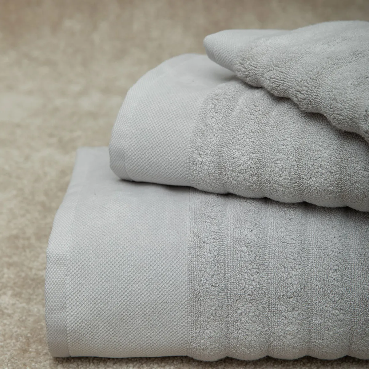 Face Towel - Zero Twist - Grey